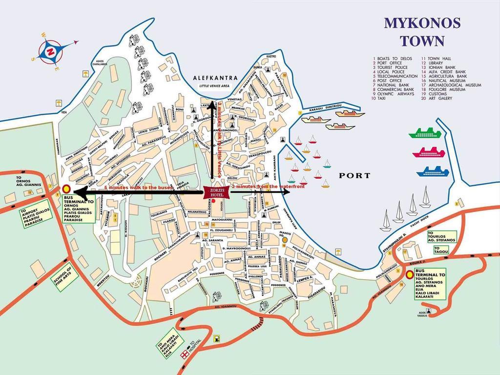Zorzis Hotel Mykonos Town Bilik gambar